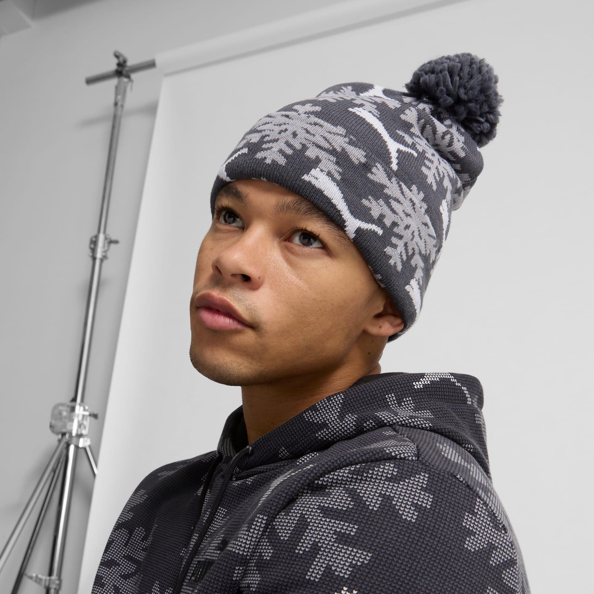 Fair Isle Winter Pom Pom Beanie Product Image