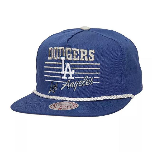 Mens Mitchell & Ness Royal Los Angeles Dodgers Radiant Lines Deadstock Snapback Hat Product Image