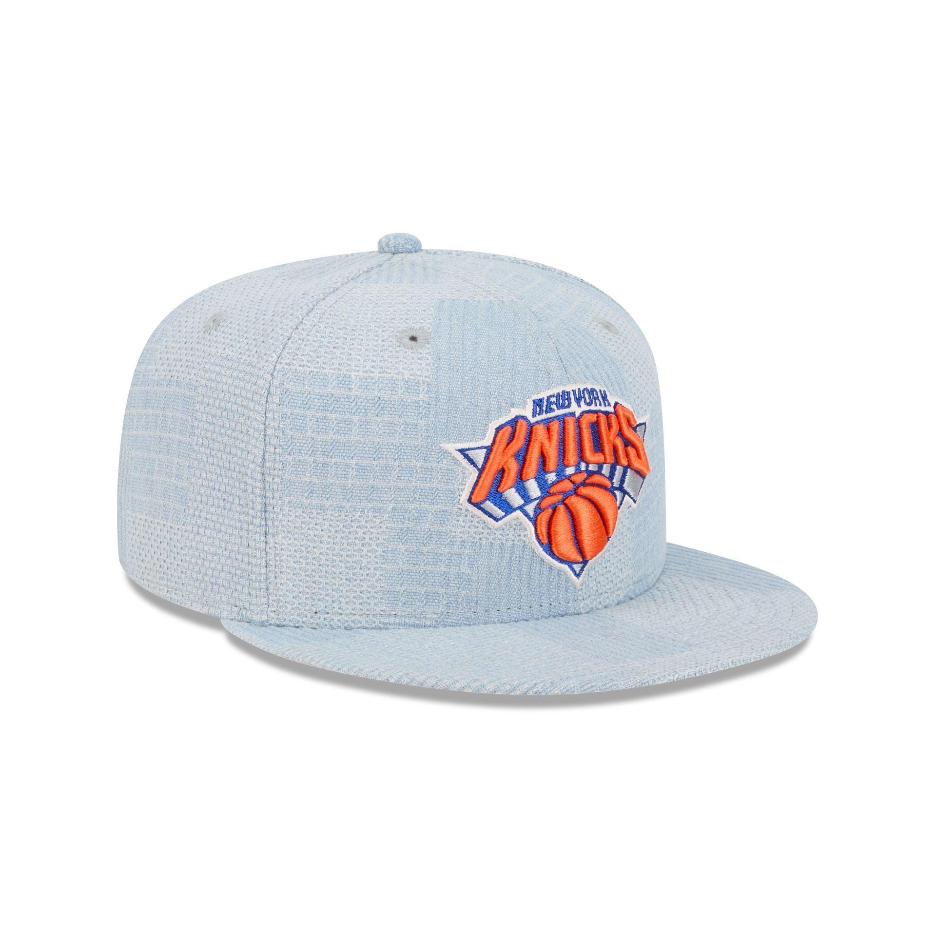 New York Knicks Denim Patchwork 9FIFTY Snapback Hat Male Product Image