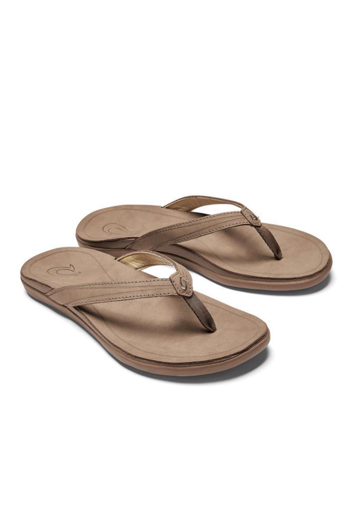 Women's Olukai Aukai Sandals in Tan Female Product Image