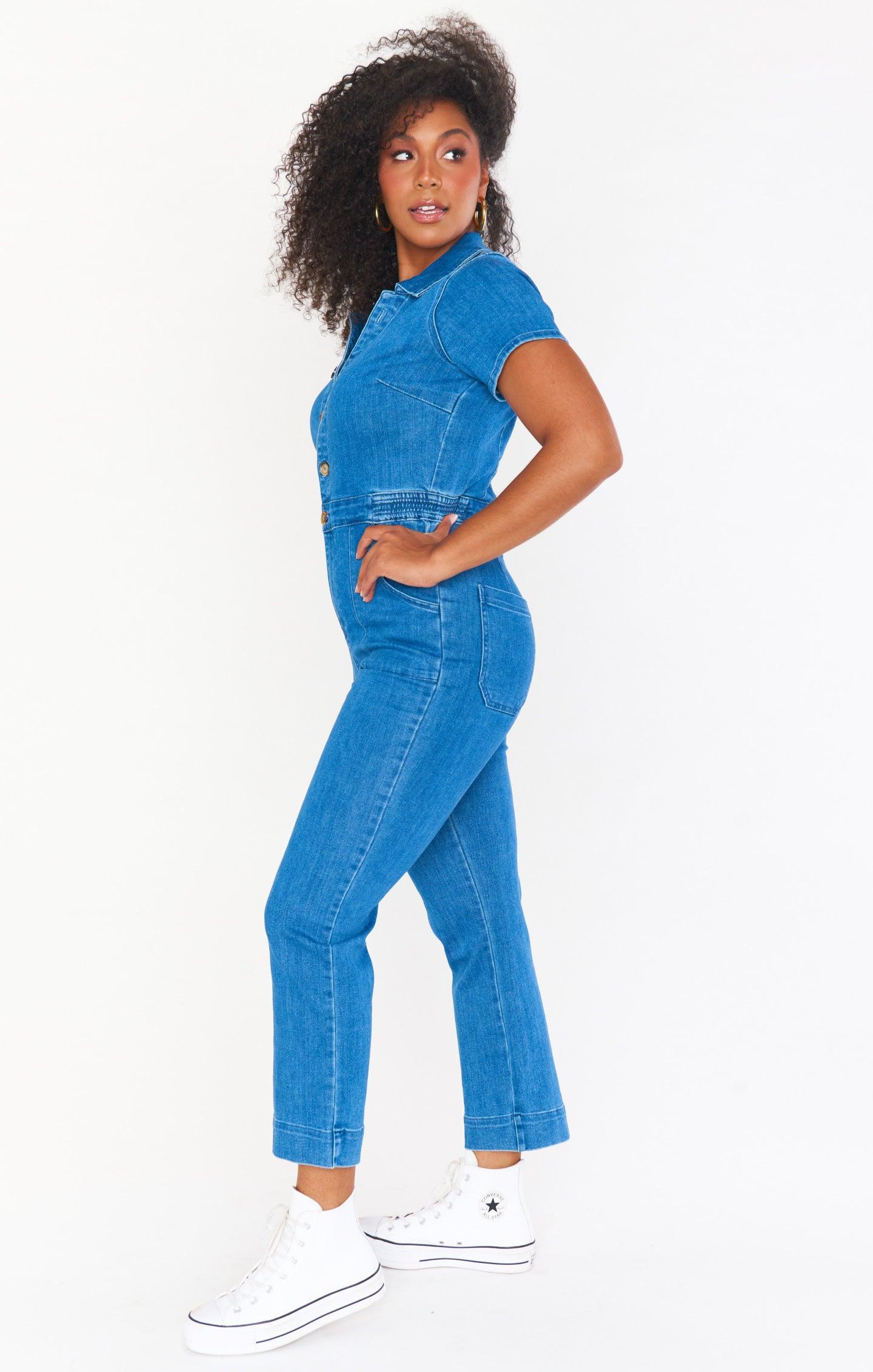 Emery Jumpsuit ~ French Blue Product Image