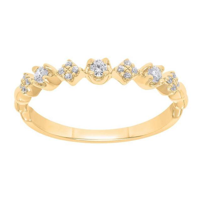 10k Gold 1/5 Carat T.W. Diamond Ring, Womens Product Image