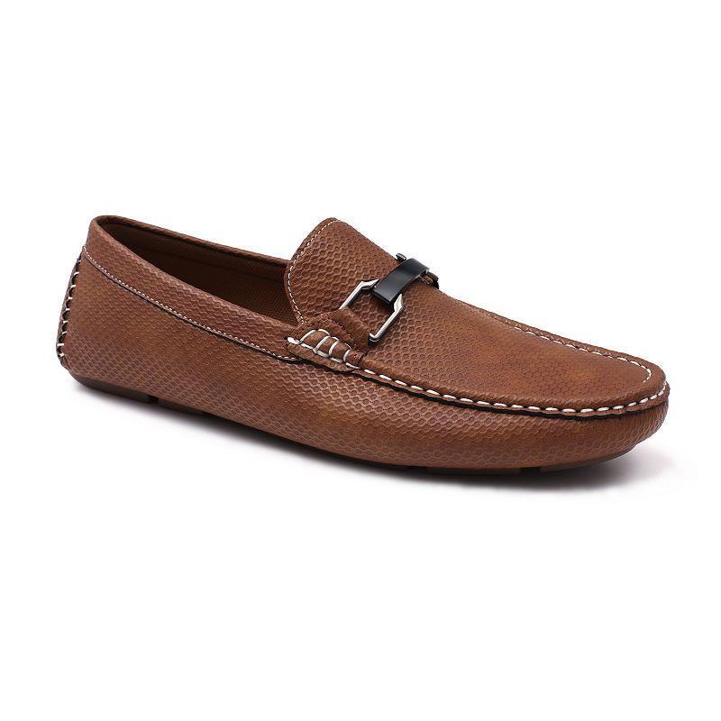 Aston Marc Mens Embossed Loafers Product Image