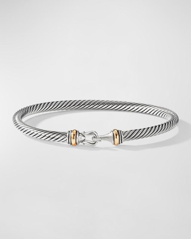 Womens Buckle Bracelet in Sterling Silver Product Image