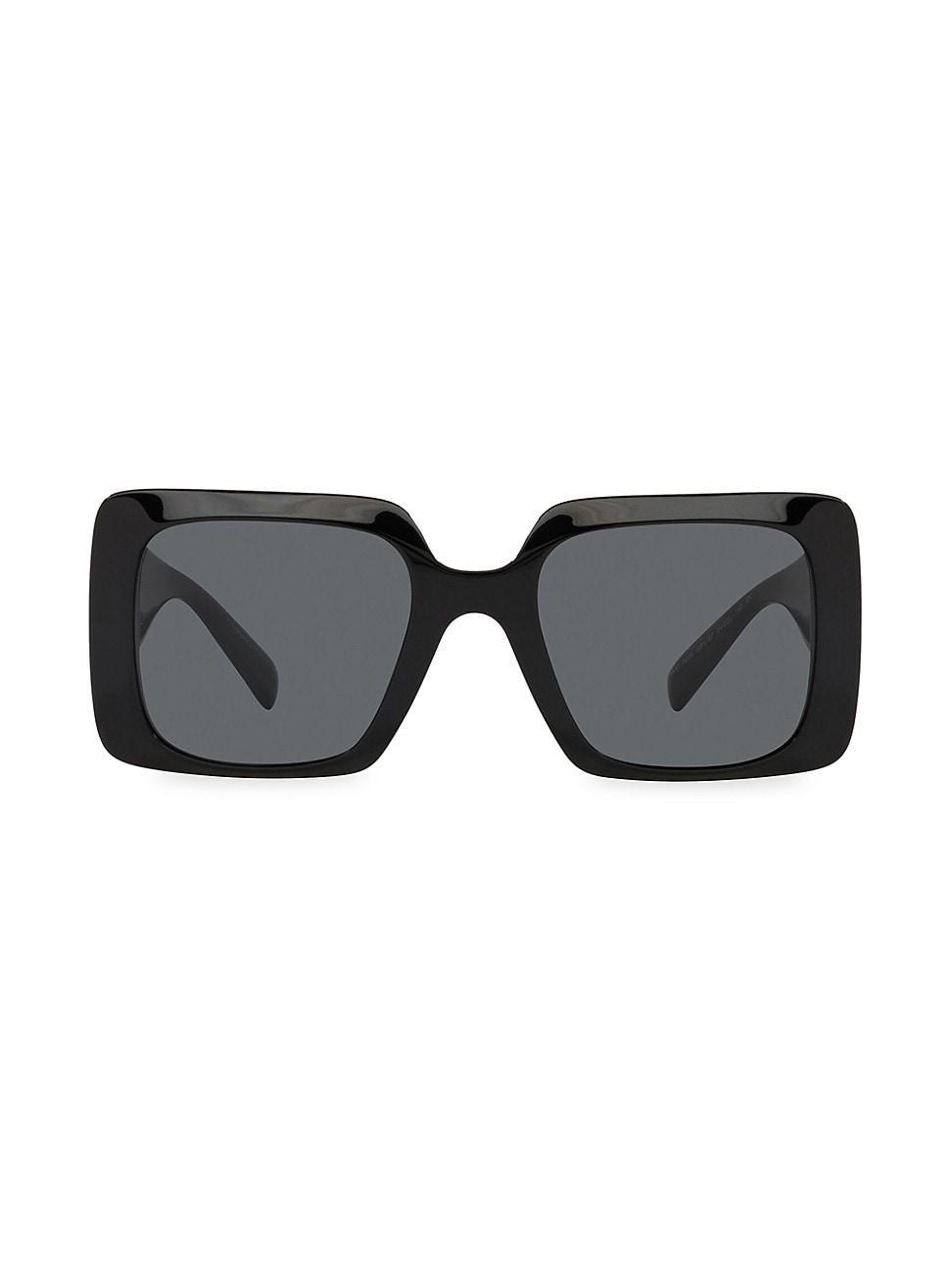 Womens 54MM Rectangular Sunglasses Product Image