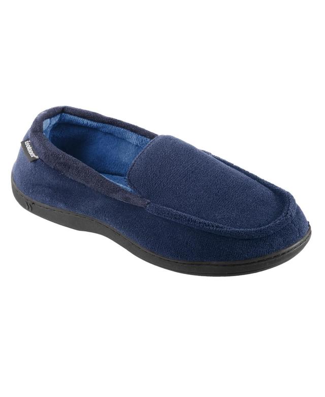 Isotoner Signature Mens Microterry Jared Moccasin Slippers with Memory Foam Product Image