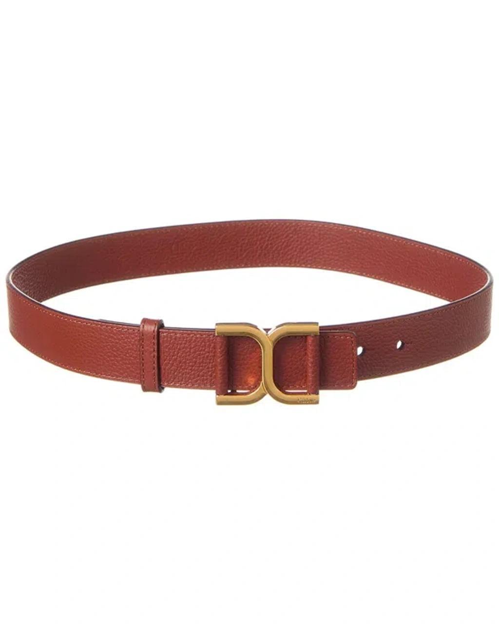 Marcie Leather Belt In Brown Product Image