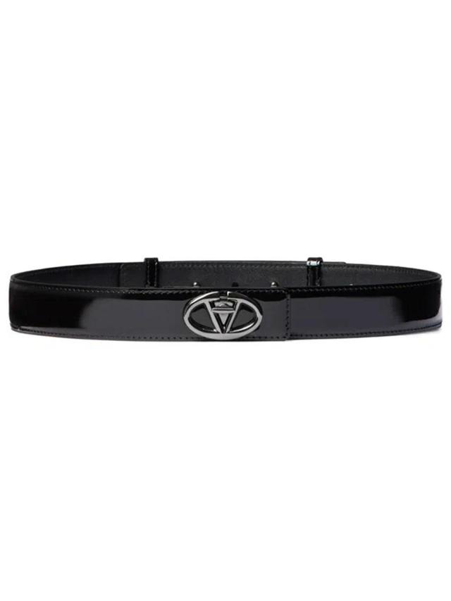 Leather Belt In Black Product Image