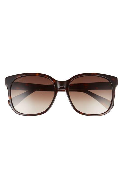 Max Mara 57mm Gradient Square Sunglasses Product Image