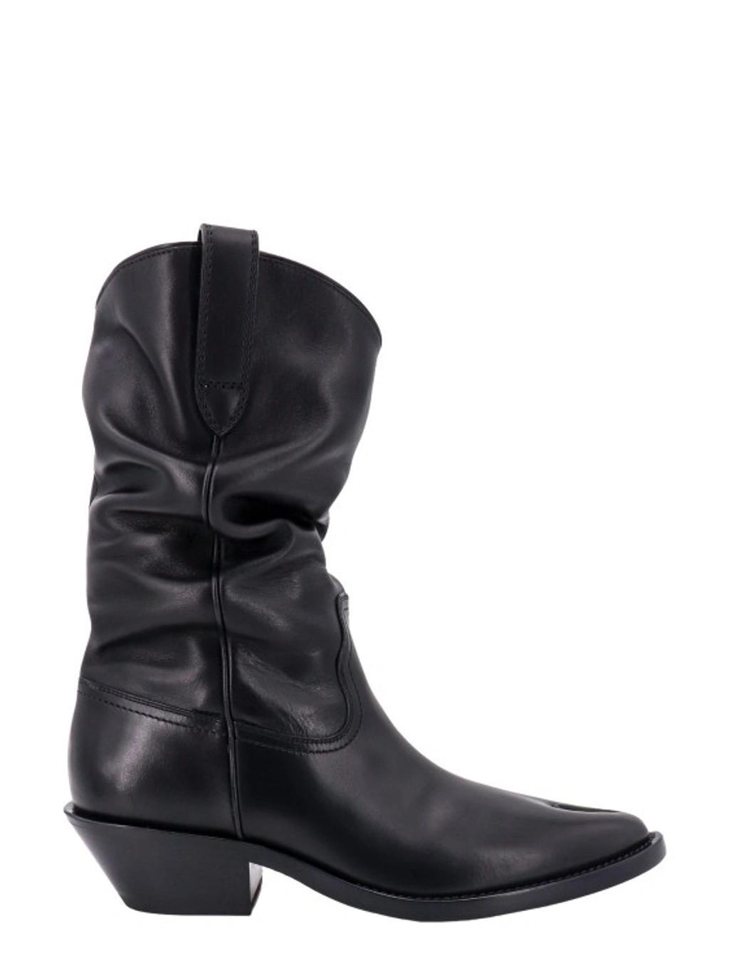 Tabi Leather Western Boots In Black product image