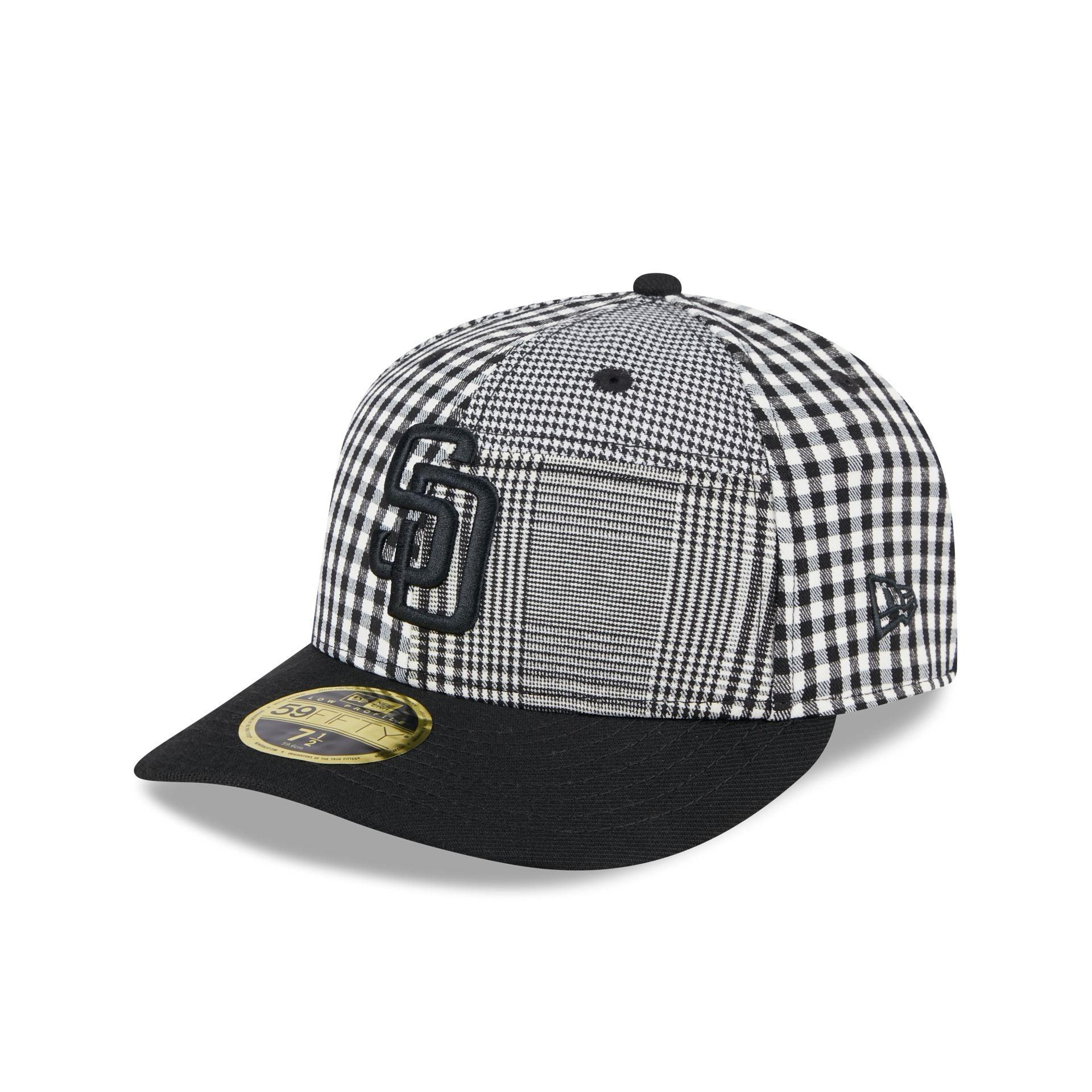 San Diego Padres Patch Plaid Low Profile 59FIFTY Fitted Hat Male Product Image