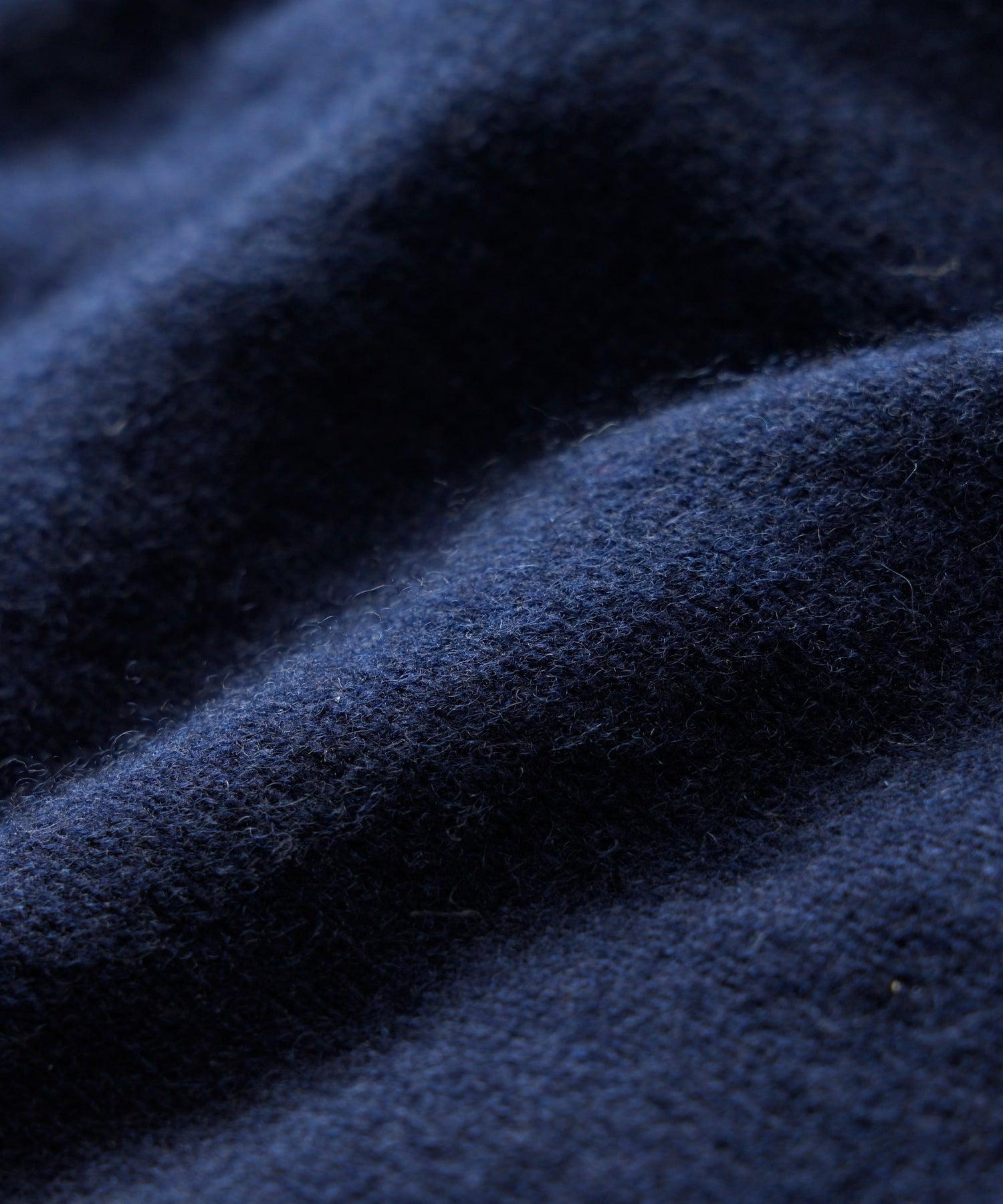 Nomad Cashmere Full-Zip Sweater in Navy Product Image