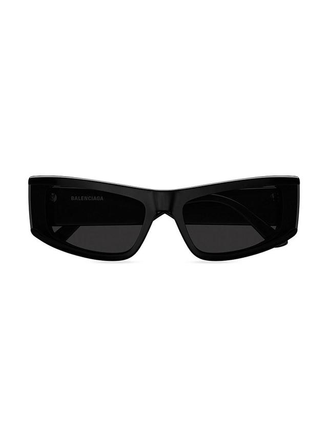 Mens BB0301SM Acetate Rectangle Sunglasses Product Image