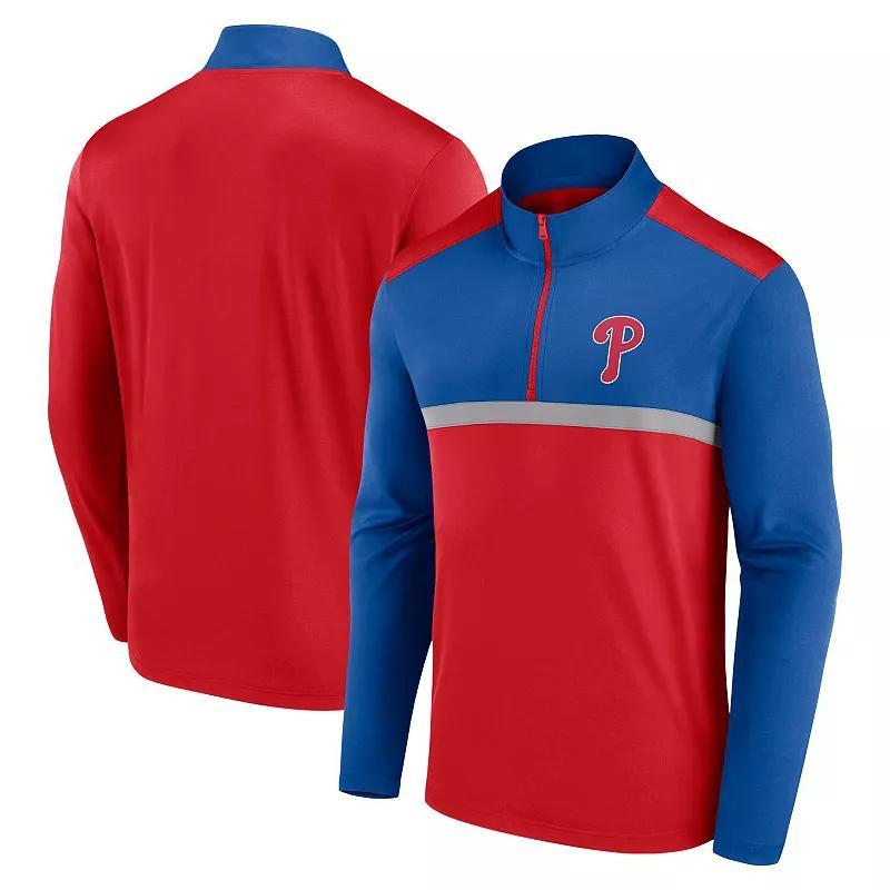 Mens Fanatics Royal Chicago Cubs Unstoppable Quarter-Zip Top Product Image