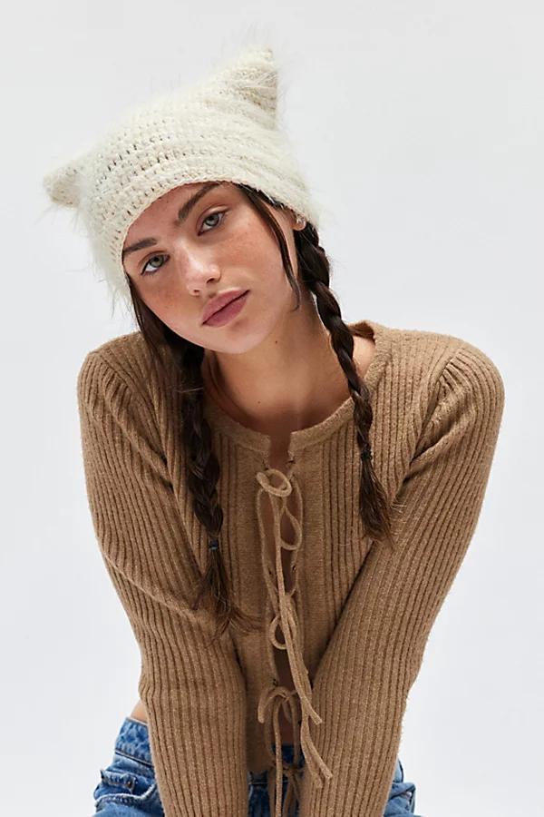 Mylo Fuzzy Beanie Womens at Urban Outfitters Product Image