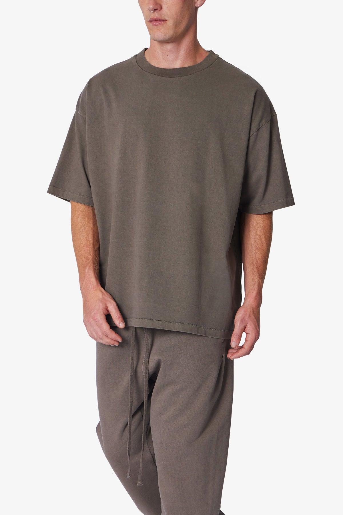 Heavy Every Day Boxy Tee - Muddy Grey Product Image