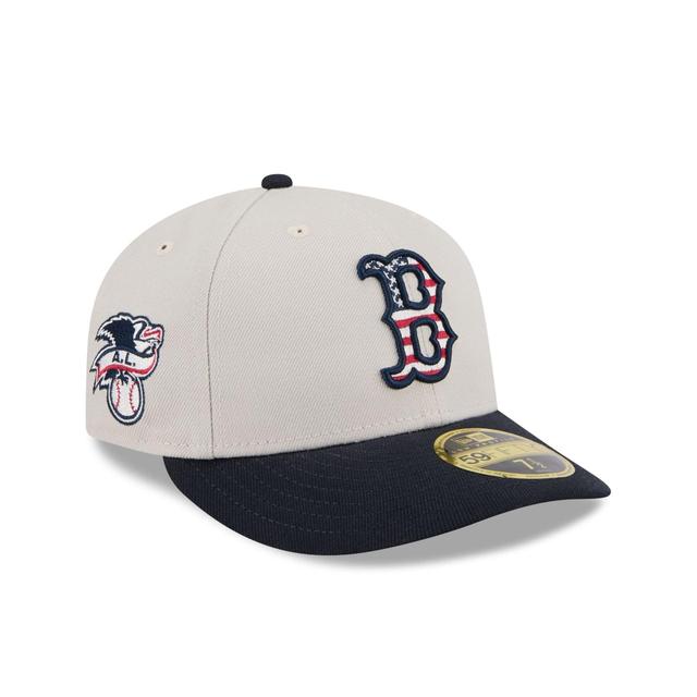 Boston Red Sox Independence Day 2024 Low Profile 59FIFTY Fitted Hat Male Product Image