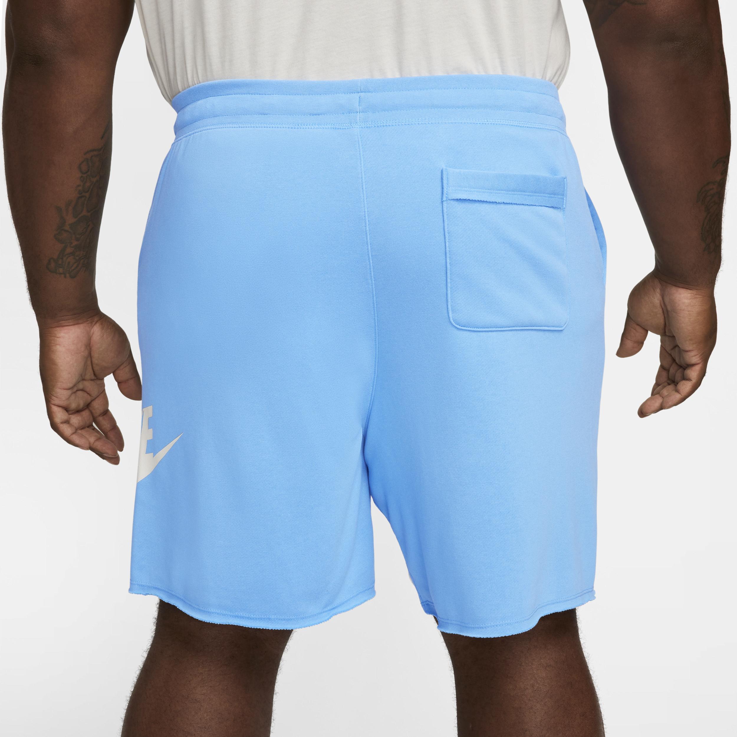 Nike Mens Club Alumni Shorts - University Blue/White/White Product Image