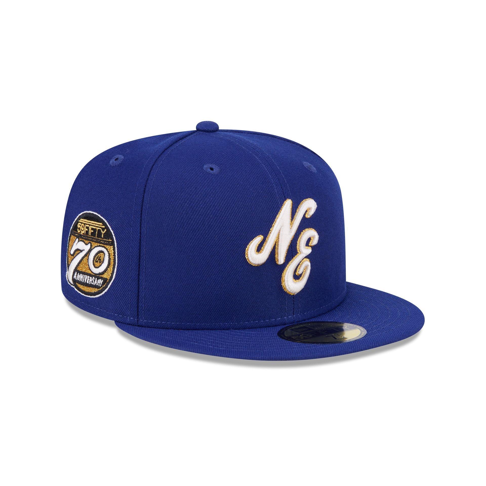 New Era Cap 70th Anniversary Blue 59FIFTY Fitted Hat Male Product Image