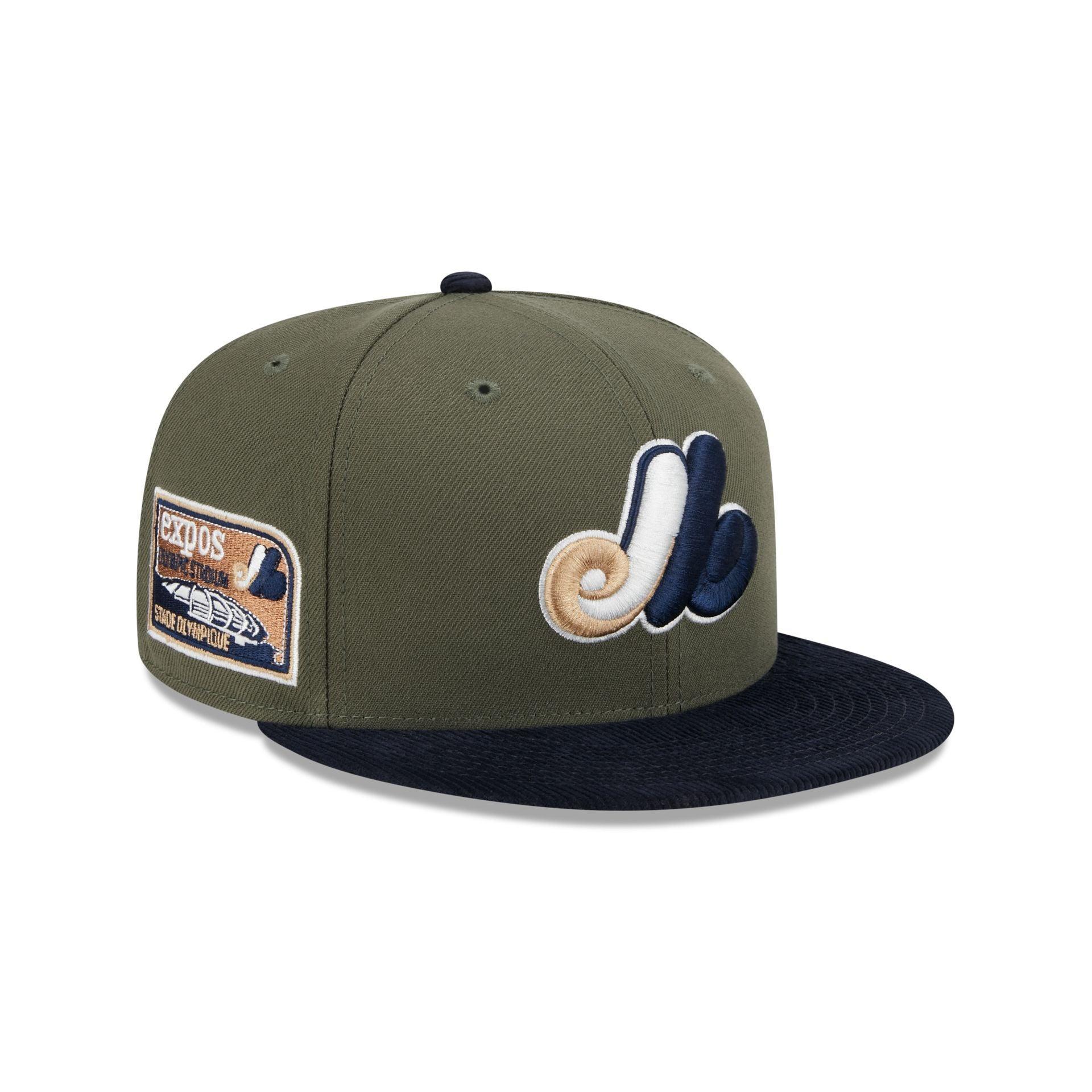 Montreal Expos Olive Green 59FIFTY Fitted Hat Male Product Image