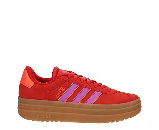 Adidas Womens Vl Court Bold Platform Casual Sneakers from Finish Line - Scarlet Product Image