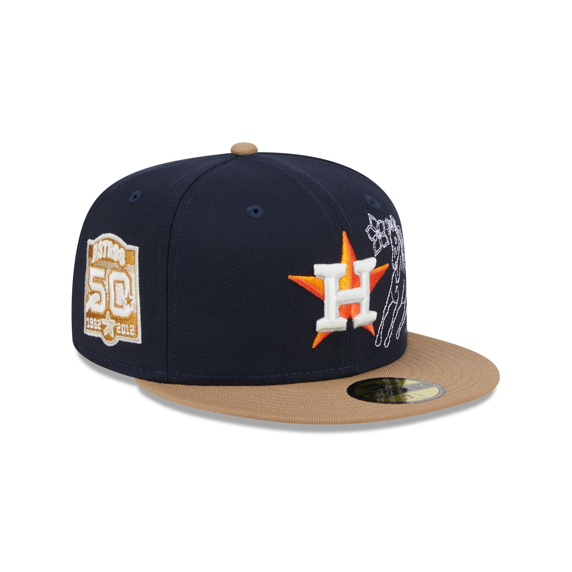 Houston Astros Western Khaki 59FIFTY Fitted Hat Male Product Image