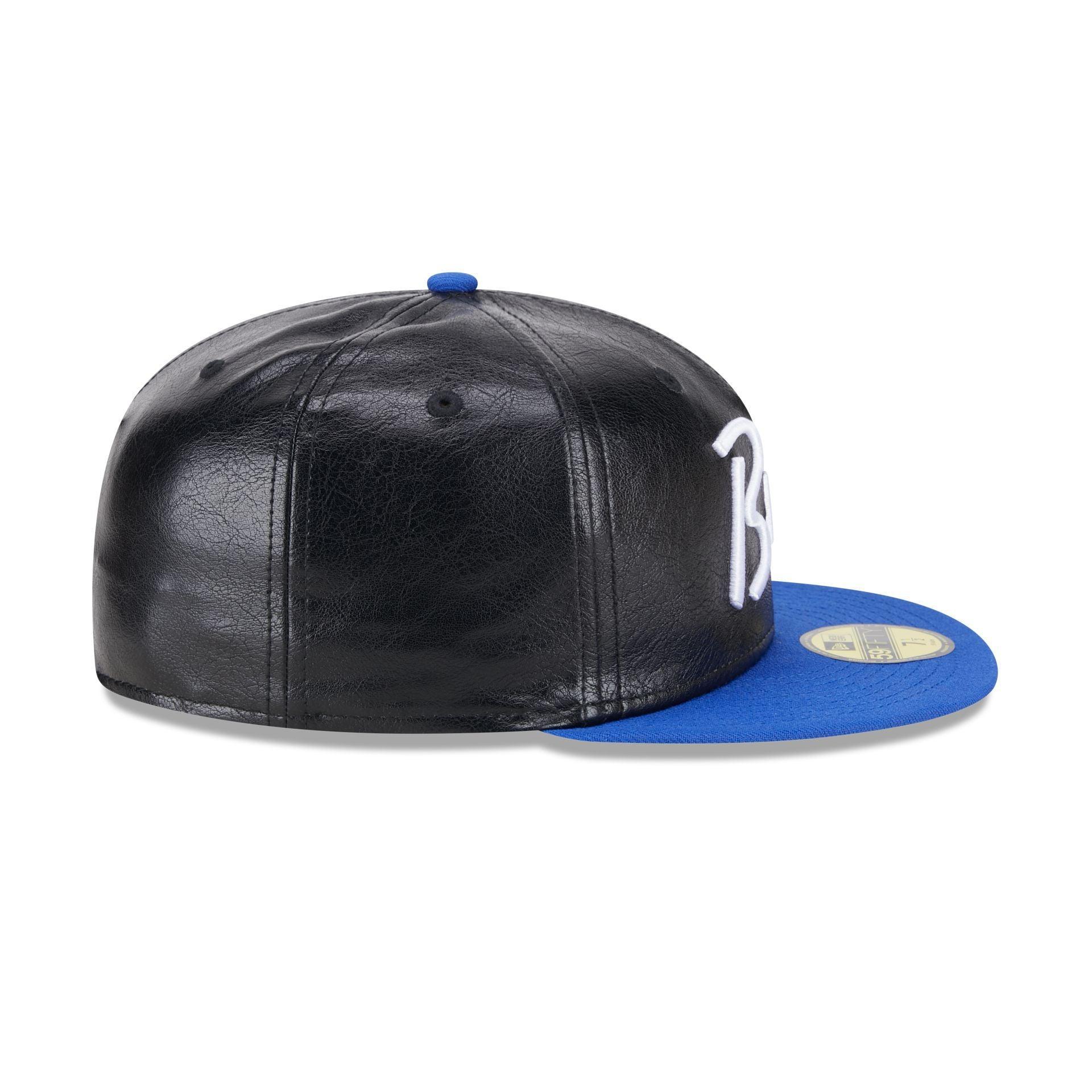 Buffalo Bills Faux Leather Crown 59FIFTY Fitted Hat Male Product Image