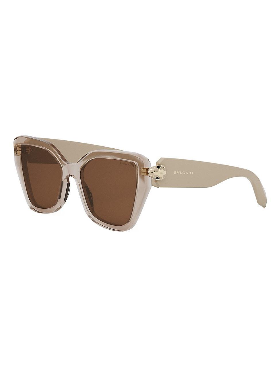 Womens Serpenti 53MM Butterfly Sunglasses Product Image