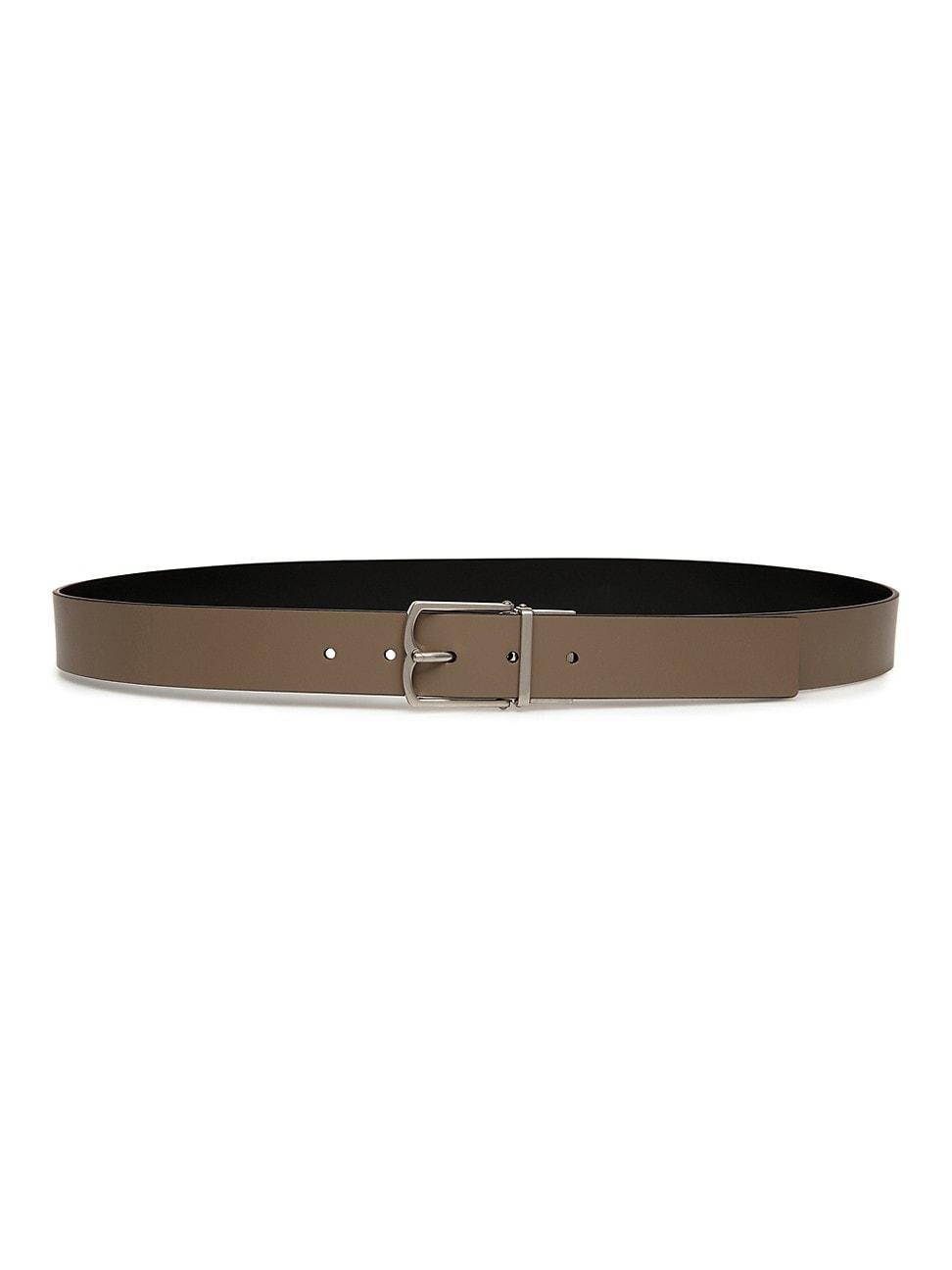 Mens Leather Buckle Belt Product Image