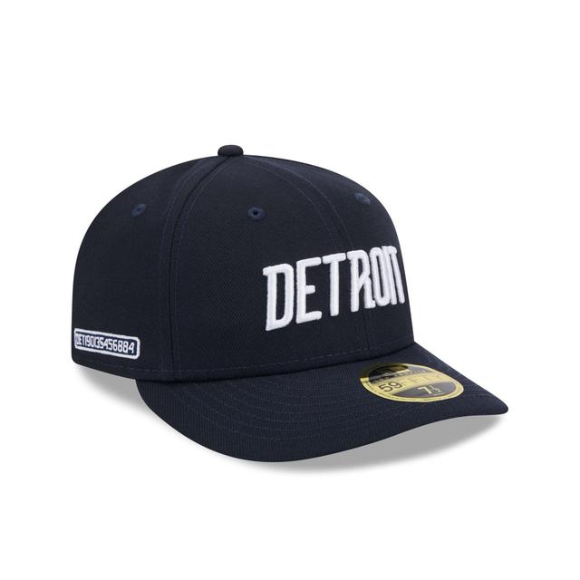 Detroit Tigers City Connect Low Profile 59FIFTY Fitted Hat Male Product Image