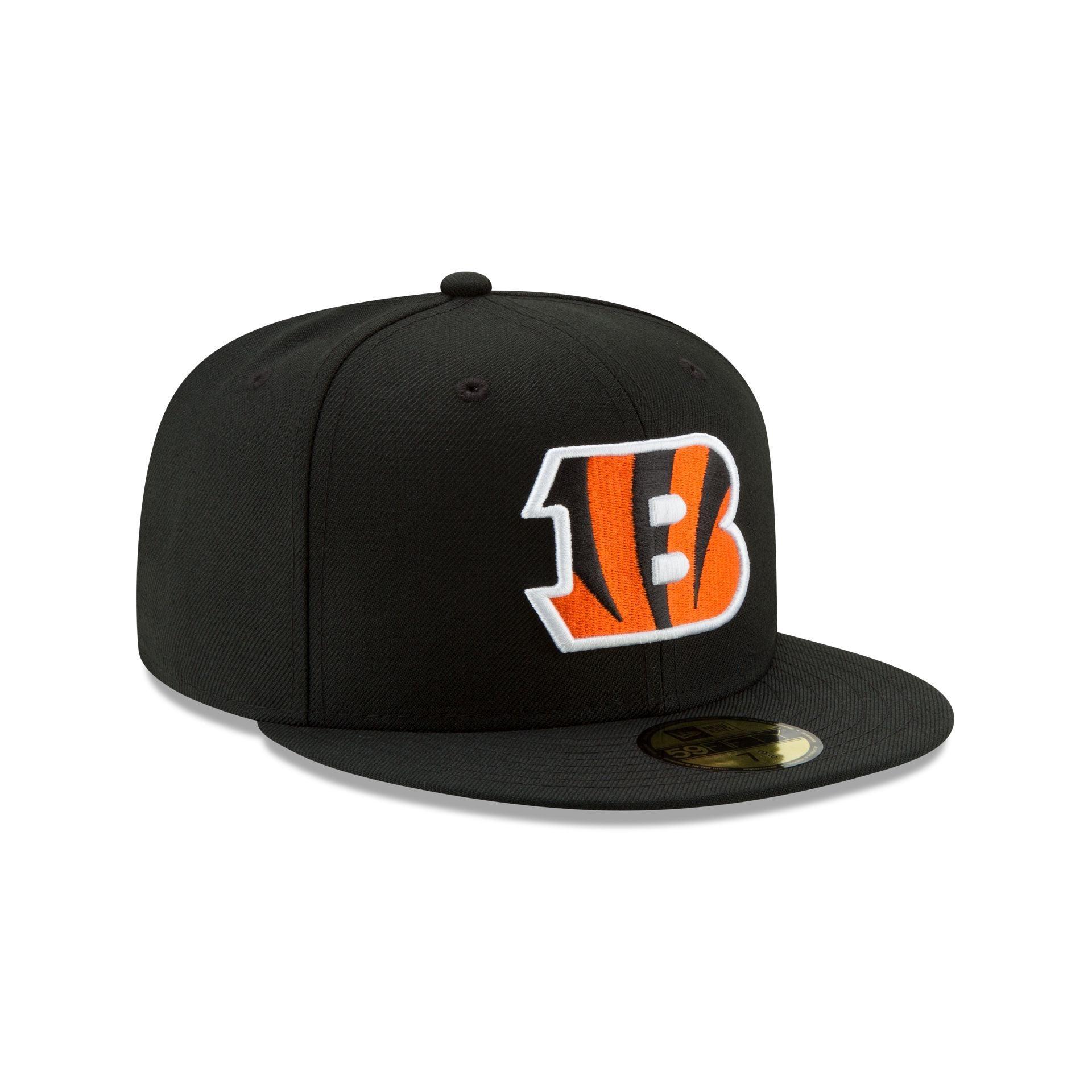 Cincinnati Bengals Basic Black 59FIFTY Fitted Hat Male Product Image