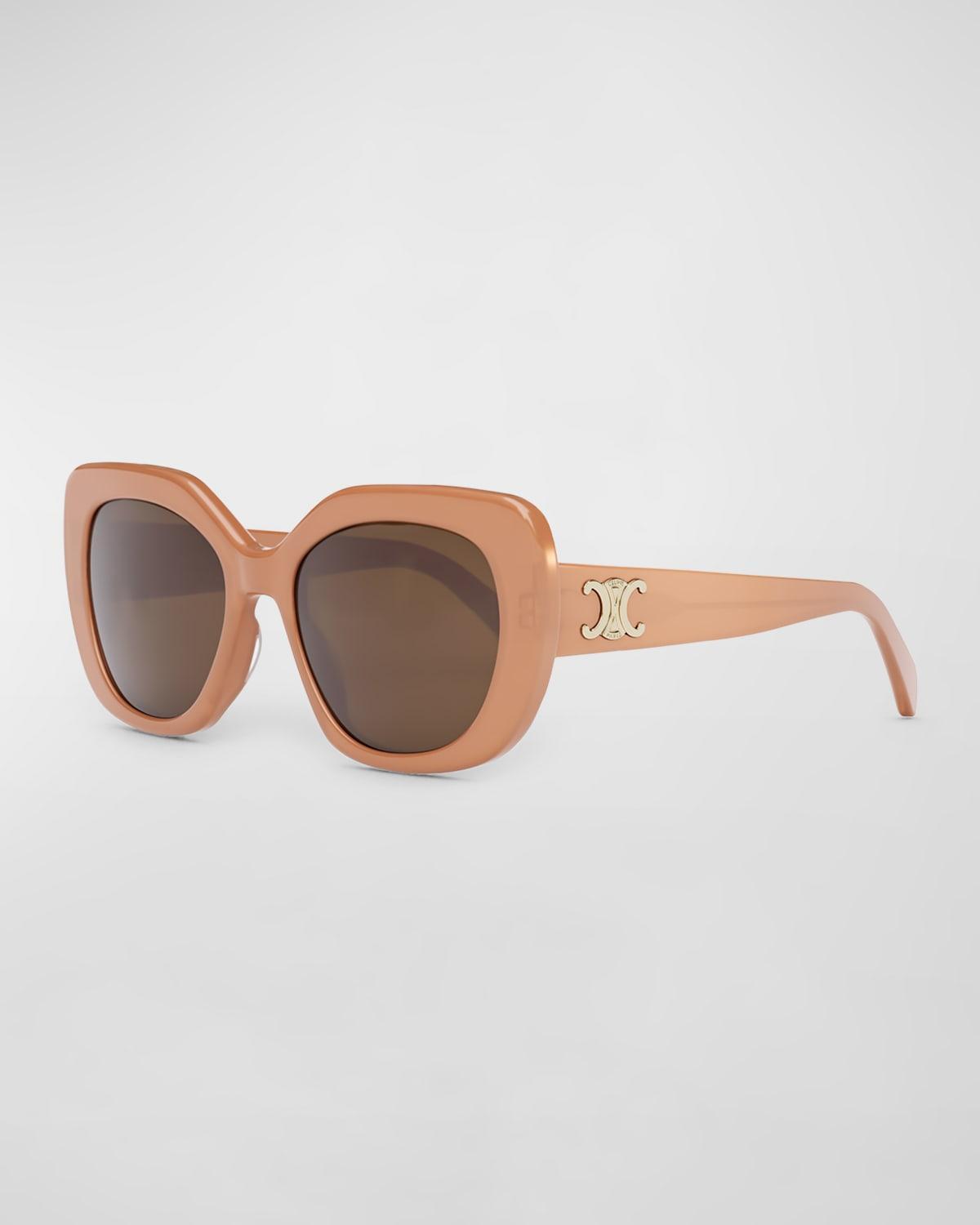 CELINE Triomphe 55mm Rectangular Sunglasses Product Image