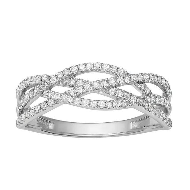 HDI 1/3 Carat T.W. Diamond Band, Womens White Product Image