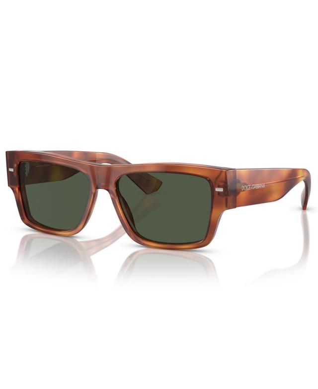 Men's Polarized Sunglasses, Dg4451 In Ginger Havana Product Image