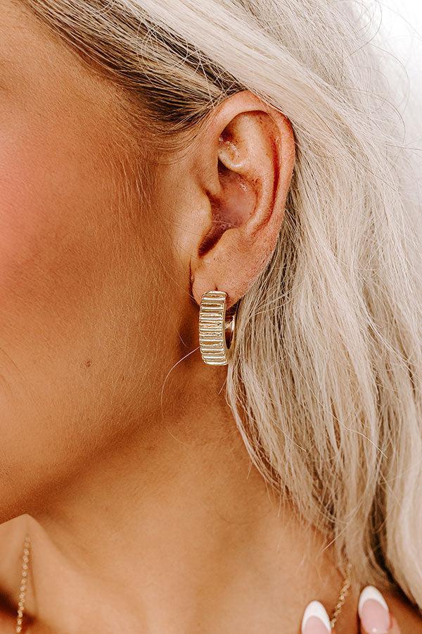 Moment Of Inspiration Huggie Earrings Product Image