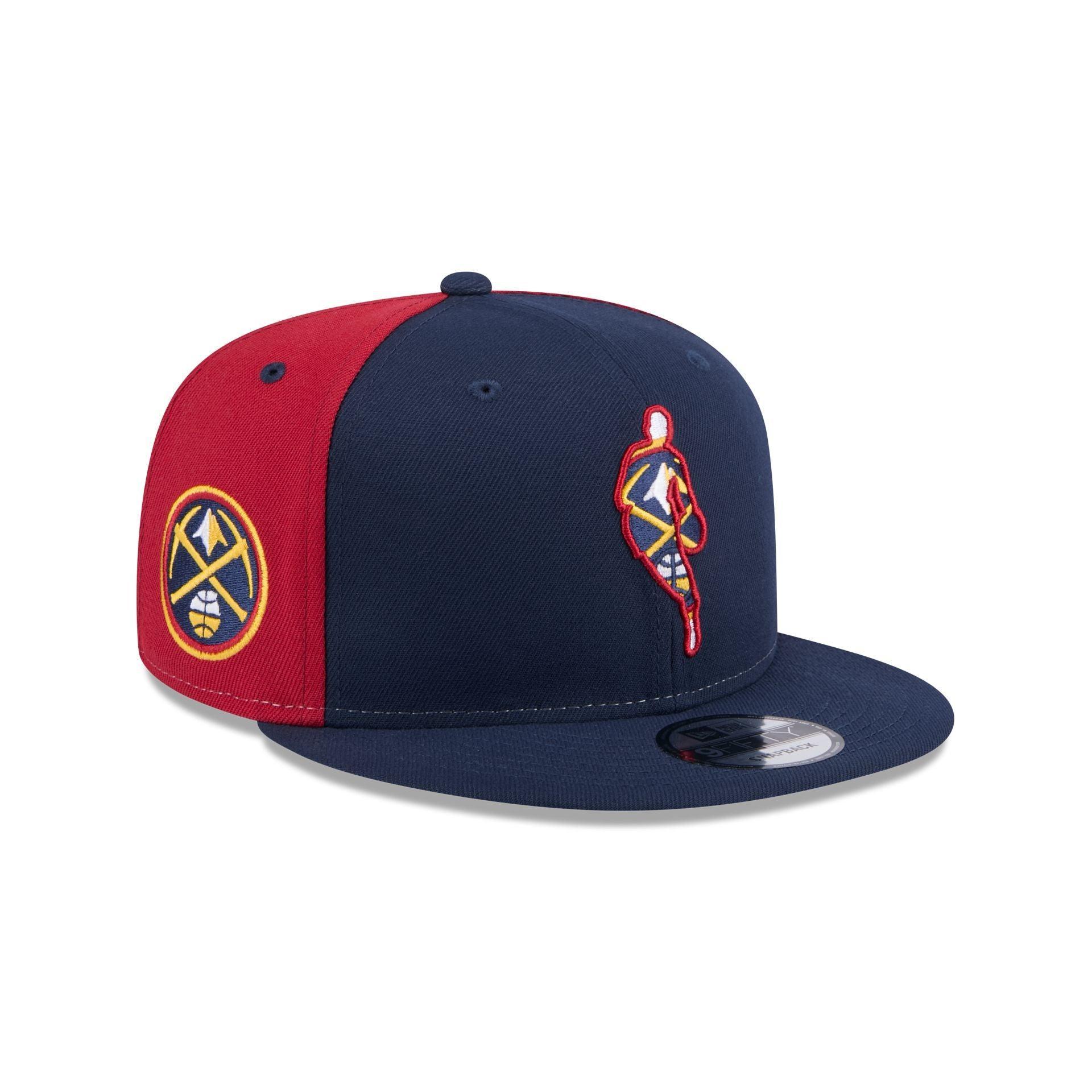 Denver Nuggets Front Logoman 9FIFTY Snapback Hat Male Product Image