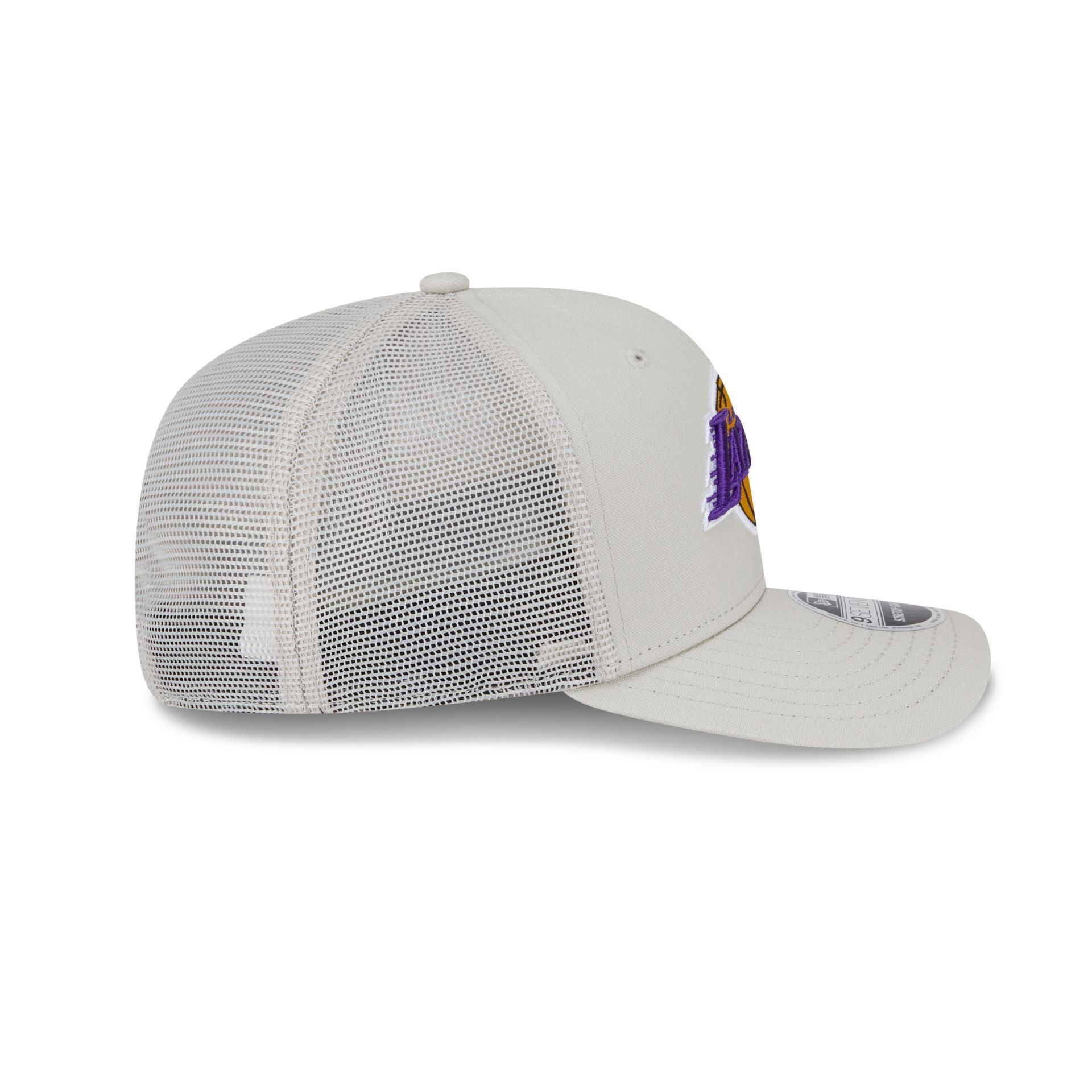 Los Angeles Lakers Canvas 9SEVENTY Trucker Hat Male Product Image