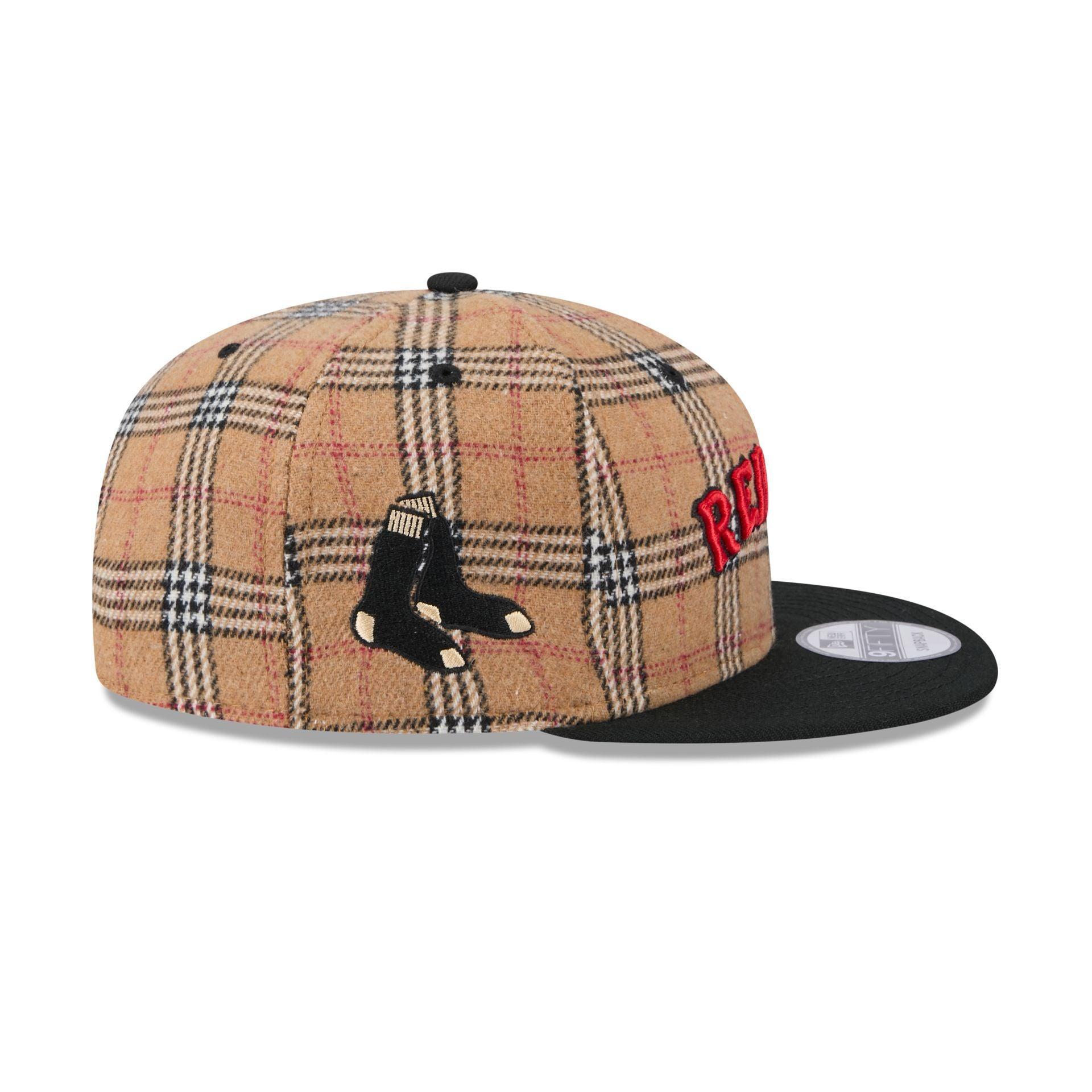 Chicago White Sox Tan Tartan 9FIFTY Snapback Hat Male Product Image