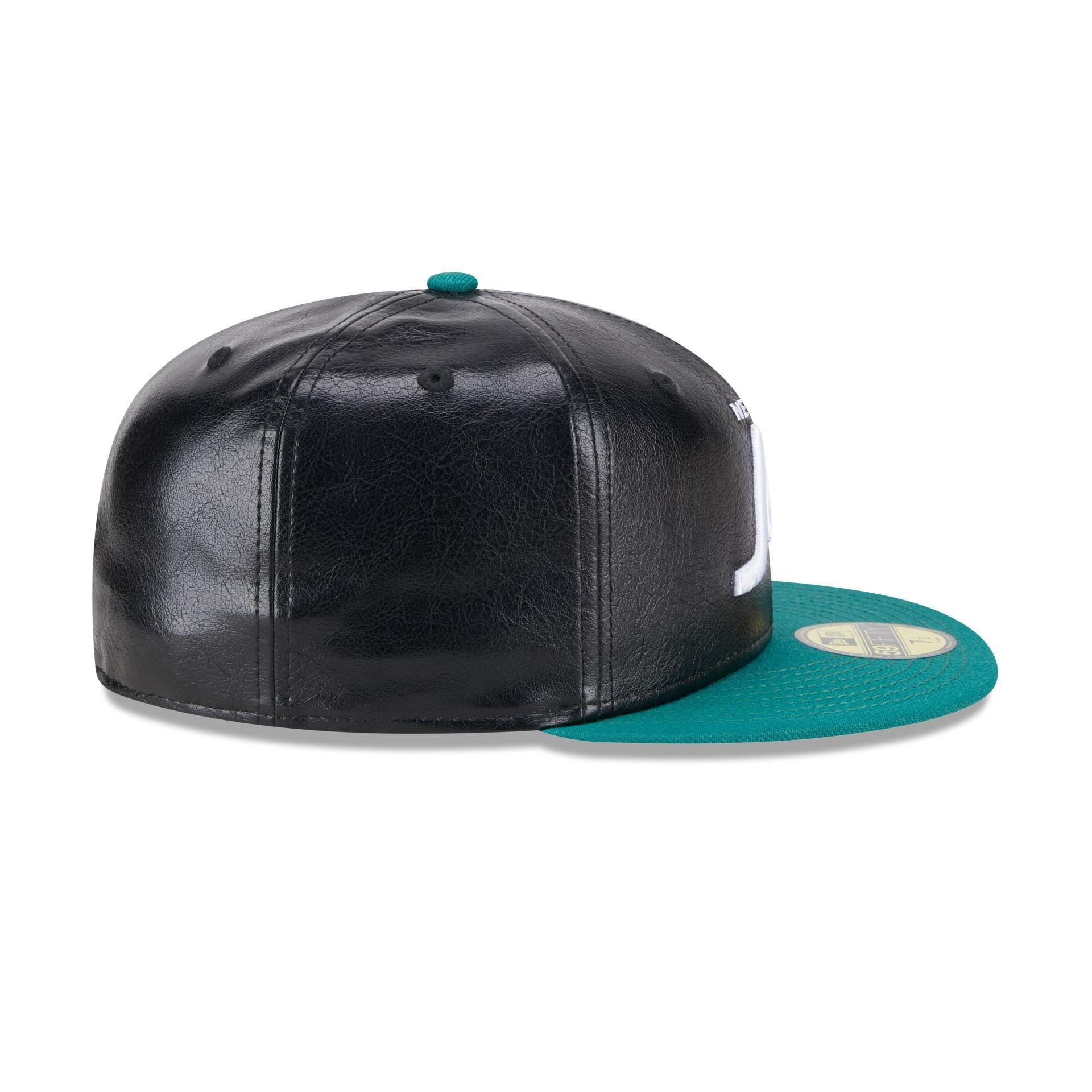 New York Jets Faux Leather Crown 59FIFTY Fitted Hat Male Product Image