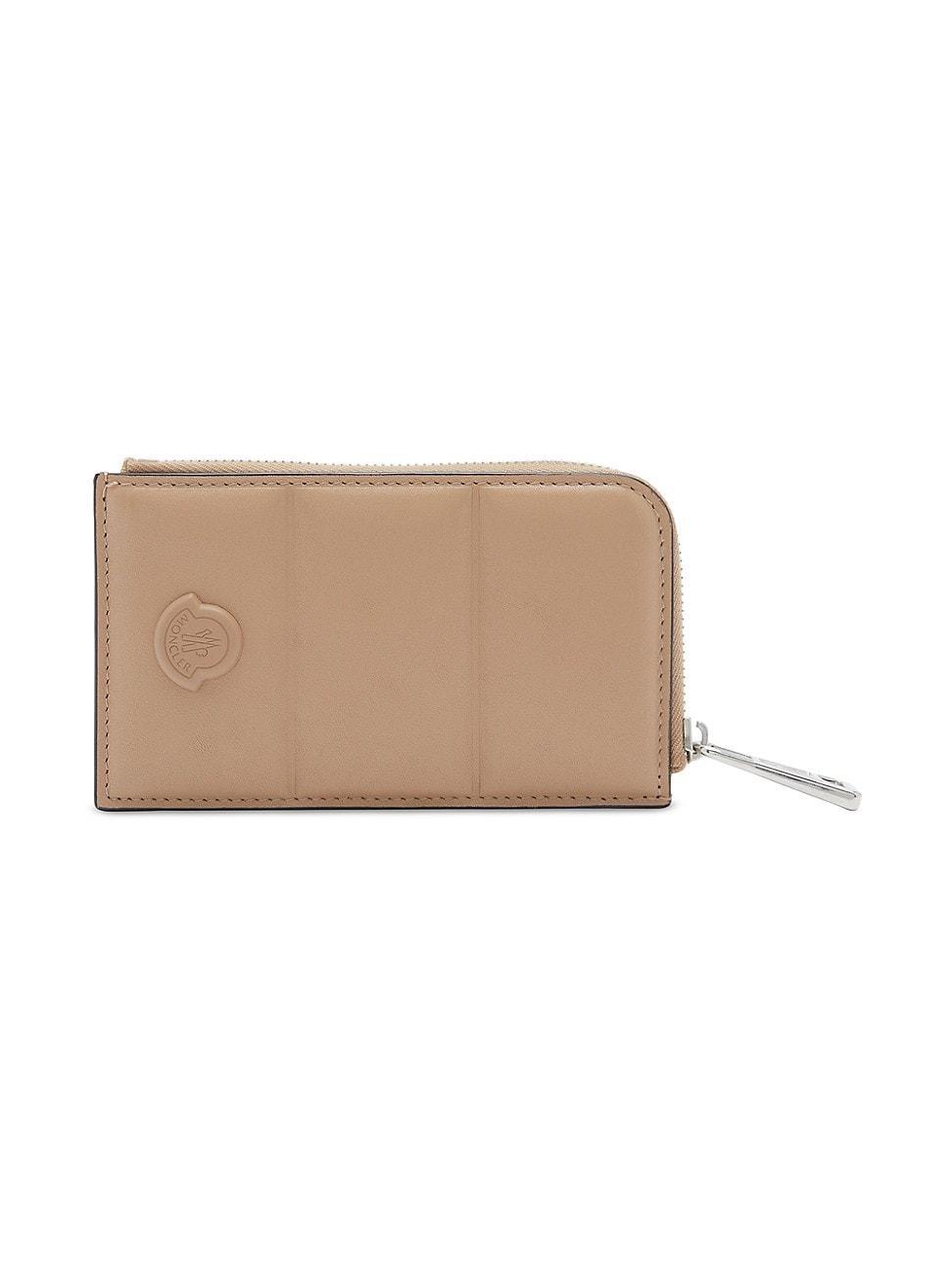 Mens Quilted Leather Card Holder Product Image