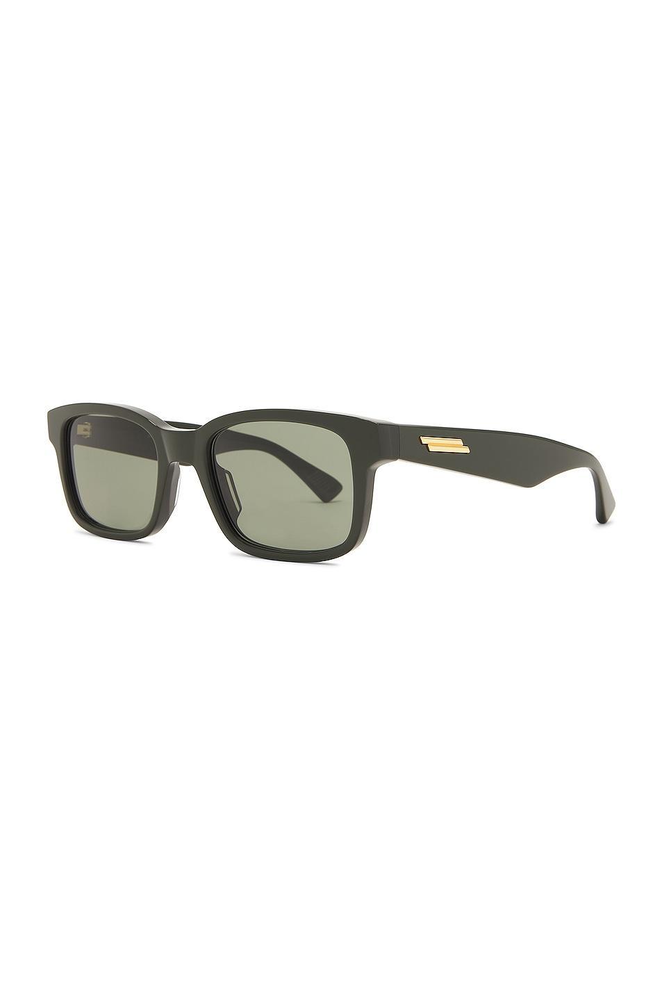 Bottega Veneta BV1146S Sunglasses in Olive Product Image