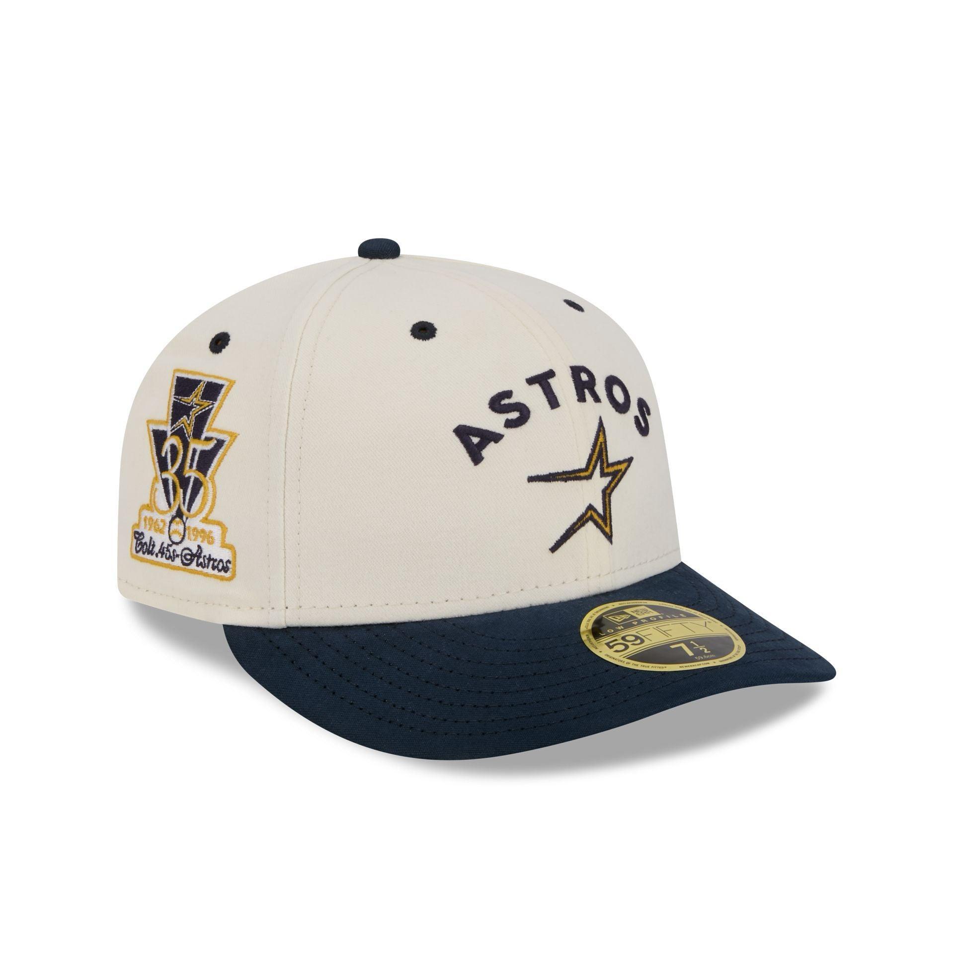 Houston Astros Vintage Stack Low Profile 59FIFTY Fitted Hat Male Product Image