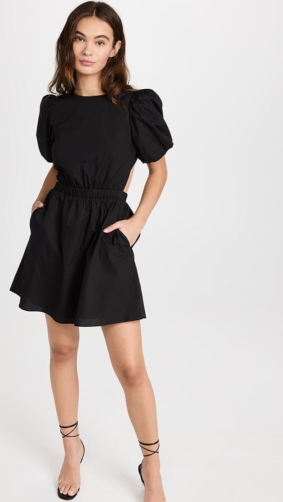 English Factory Cut-Out Poplin Mini Dress | Shopbop Product Image