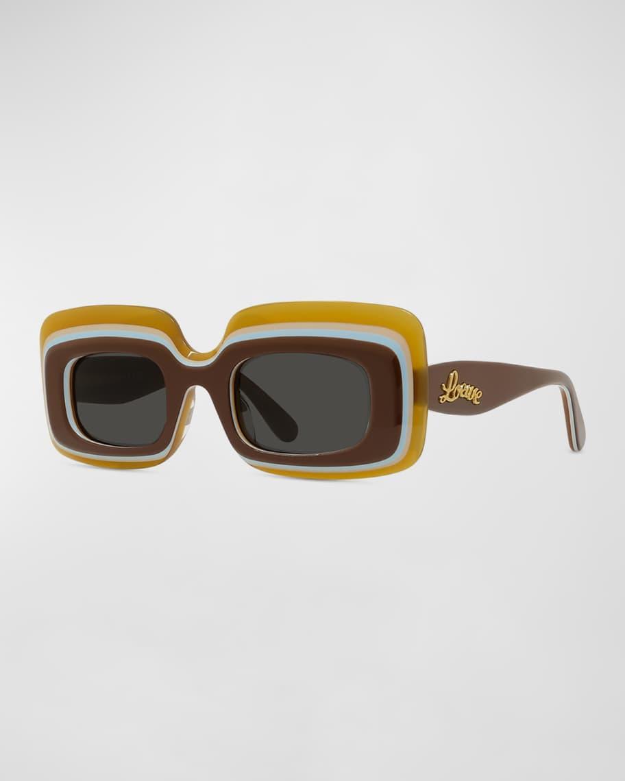 Mens LOEWE x Paulas Ibiza 47MM Rectangular Sunglasses Product Image