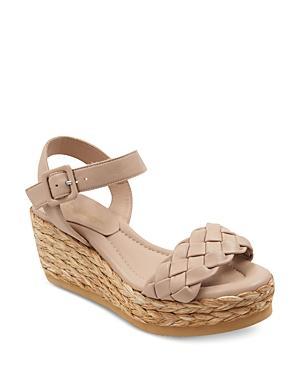 Andre Assous Womens Cecilia Braided Strap Espadrille Wedge Heel Platform Sandals Product Image