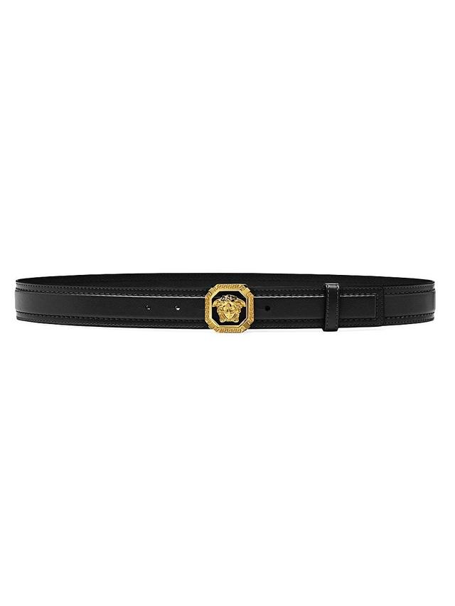 Mens La Medusa Leather Belt Product Image