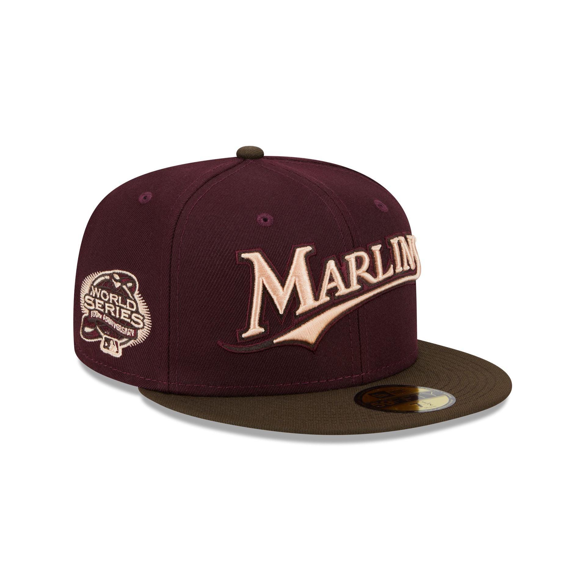 Miami Marlins Berry Chocolate 59FIFTY Fitted Hat Male Product Image