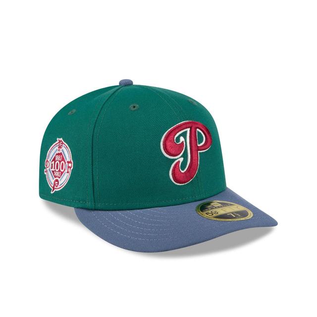 Philadelphia Phillies Green Gemstone Low Profile 59FIFTY Fitted Hat Male Product Image