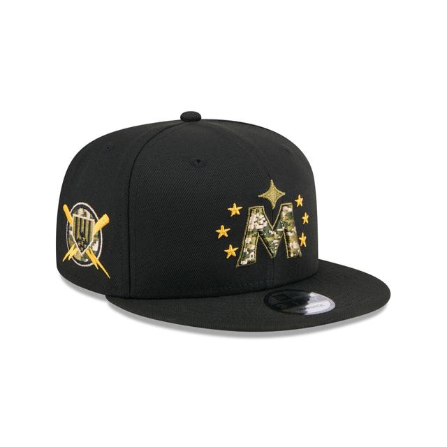 Minnesota Twins Armed Forces Day 2024 9FIFTY Snapback Hat Male Product Image