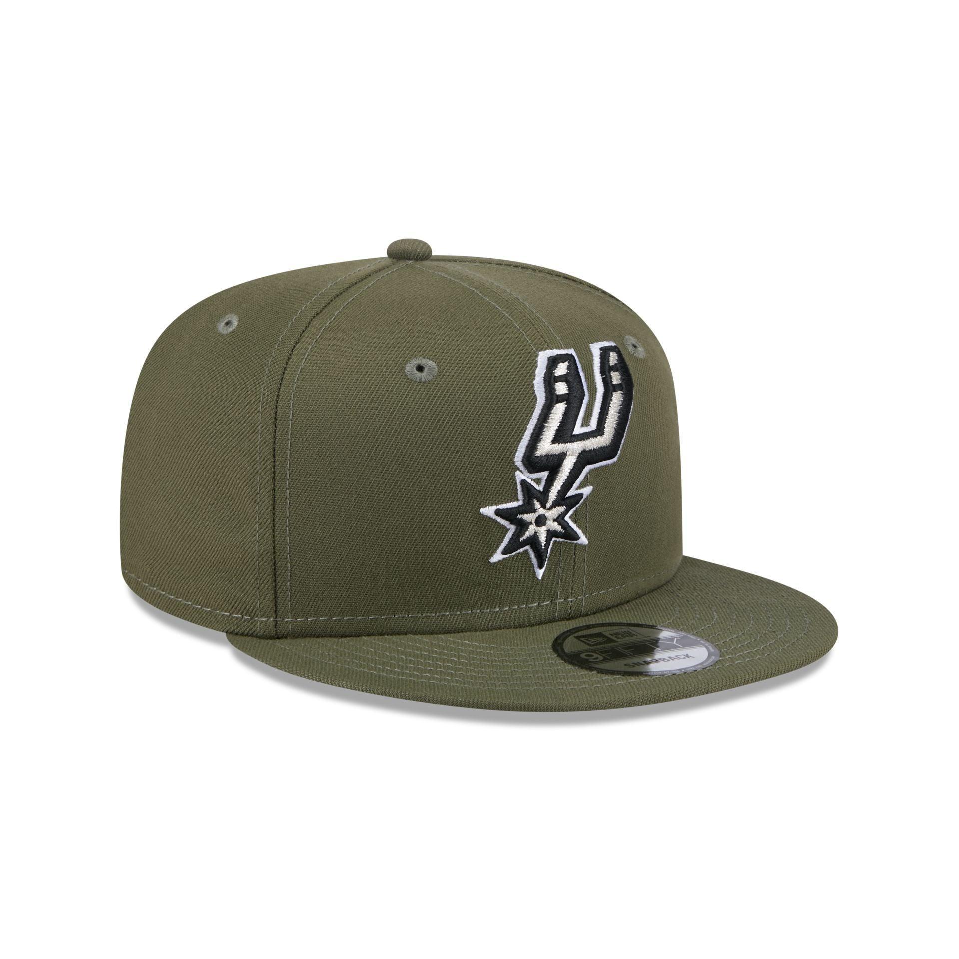 San Antonio Spurs Olive 9FIFTY Snapback Hat Male Product Image